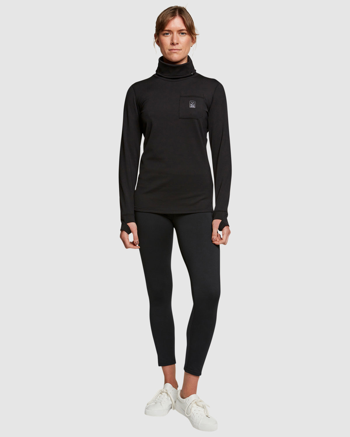 RECYCLED PARK LIFE BASE LAYER SET TRUE BLACK